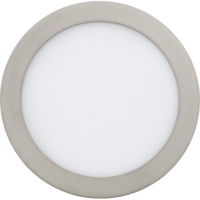 Inneneinbauleuchte Eglo Fueva 1 18W 4000K Neutrales Licht. Runde Gestalten Ø 22 cm. Modern Stil. Metall und Plastik. Weiß, nickel und matt nickel Farbe