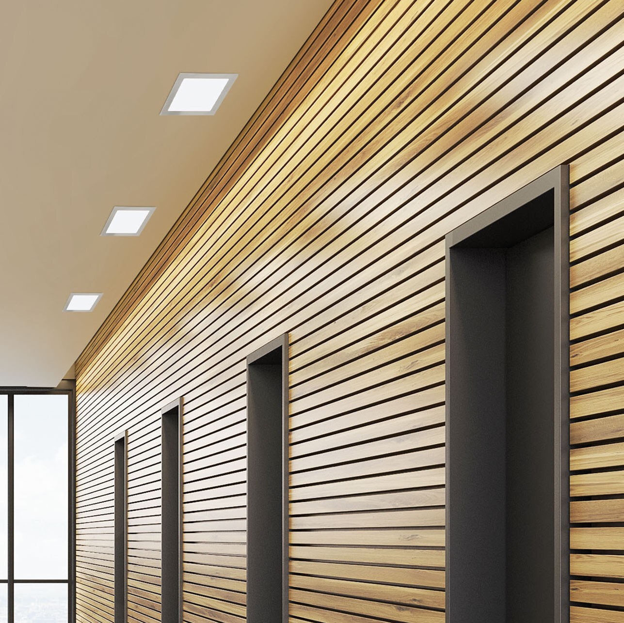 Illuminazione da incasso Eglo Fueva 1 18W 4000K Luce neutra. 23×23 cm. Metallo e plastica. Colore bianca, nichel e nichel opaco