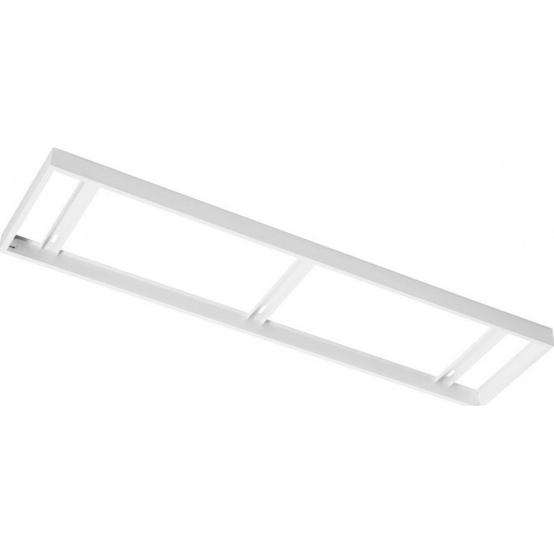 44,95 € 免费送货 | 照明灯具 Eglo Salobrena 1 121×30 cm. 天花板灯具安装框架 钢. 白色的 颜色