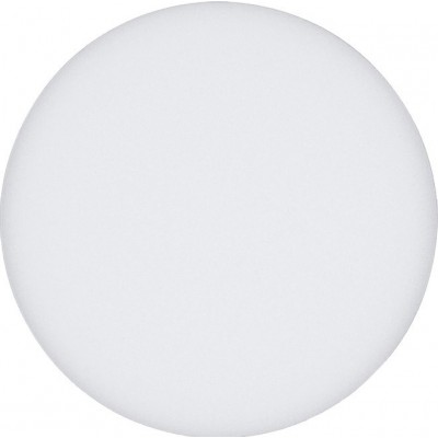屋内埋め込み式照明 Eglo Fueva 1 5.5W 3000K 暖かい光. 円形 形状 Ø 12 cm. キッチン そして バスルーム. クラシック スタイル. 金属 そして プラスチック. 白い カラー