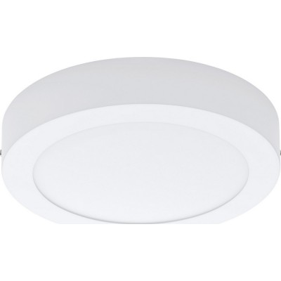 LEDパネル Eglo Fueva 1 16.5W LED 3000K 暖かい光. 円形 形状 Ø 22 cm. モダン スタイル. 金属 そして プラスチック. 白い カラー