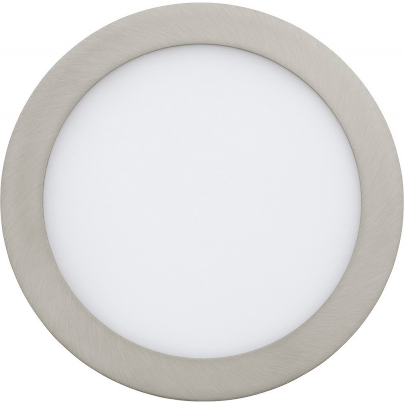 49,95 € Free Shipping | Recessed lighting Eglo Fueva C 15.5W 2700K Very warm light. Round Shape Ø 22 cm. Kitchen and bathroom. Modern Style. Metal casting and Plastic. White, nickel and matt nickel Color