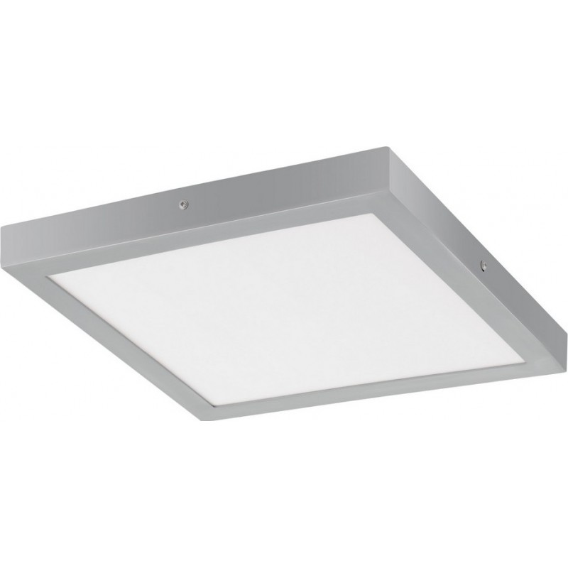 99,95 € 免费送货 | LED面板 Eglo Fueva 1 25W LED 3000K 暖光. 正方形 形状 40×40 cm. 现代的 风格. 铝 和 塑料. 白色的 和 银 颜色