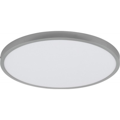 Panneau LED Eglo Fueva 1 25W LED 4000K Lumière neutre. Façonner Ronde Ø 50 cm. Style moderne. Aluminium et Plastique. Couleur blanc et argent