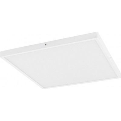 LED-Panel Eglo Fueva 1 25W LED 4000K Neutrales Licht. Quadratische Gestalten 50×50 cm. Modern Stil. Aluminium und Plastik. Weiß Farbe