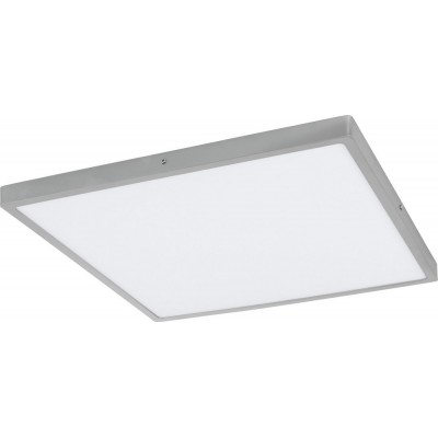 129,95 € Kostenloser Versand | LED-Panel Eglo Fueva 1 25W LED 4000K Neutrales Licht. Quadratische Gestalten 50×50 cm. Modern Stil. Aluminium und Plastik. Weiß und silber Farbe