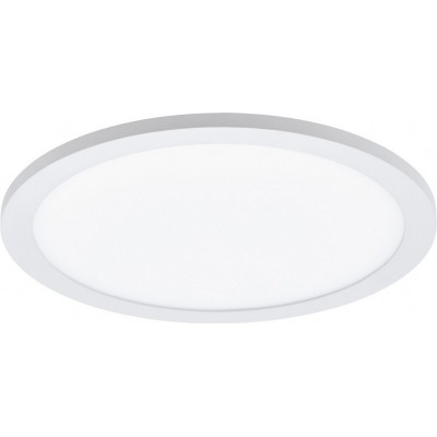 144,95 € Free Shipping | Indoor ceiling light Eglo Sarsina C 16W 2700K Very warm light. Round Shape Ø 30 cm. Kitchen and bathroom. Modern Style. Aluminum and plastic. White Color