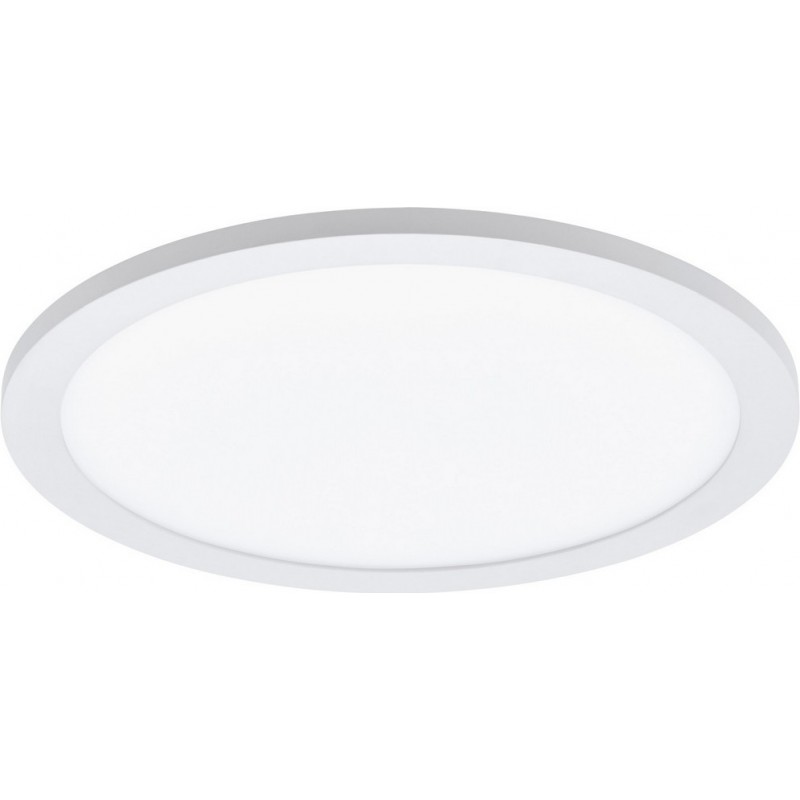 129,95 € Free Shipping | Indoor ceiling light Eglo Sarsina C 16W 2700K Very warm light. Round Shape Ø 30 cm. Kitchen and bathroom. Modern Style. Aluminum and plastic. White Color