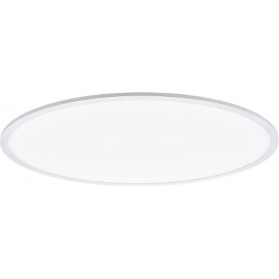 室内顶灯 Eglo Sarsina C 45W 2700K 非常温暖的光. 圆形的 形状 Ø 80 cm. 经典的 风格. 钢 和 塑料. 白色的 颜色