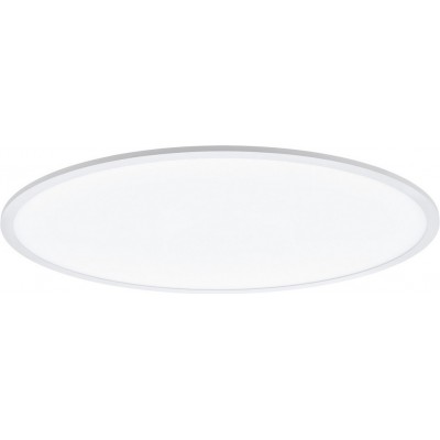 Plafoniera da interno Eglo Sarsina C 45W 2700K Luce molto calda. Forma Rotonda Ø 80 cm. Stile classico. Acciaio e Plastica. Colore bianca