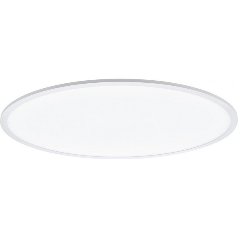 349,95 € Free Shipping | Indoor ceiling light Eglo Sarsina C 45W 2700K Very warm light. Round Shape Ø 80 cm. Classic Style. Steel and plastic. White Color