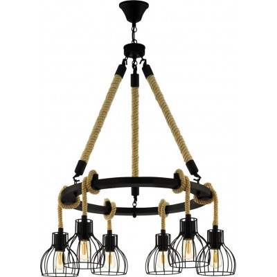 Люстра Eglo Rampside 168W Ø 76 cm. Стали. Чернить Цвет