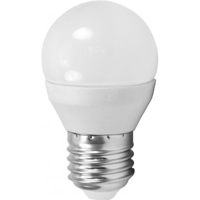 5,95 € Free Shipping | LED light bulb Eglo 4W E27 LED G45 4000K Neutral light. Spherical Shape Ø 4 cm