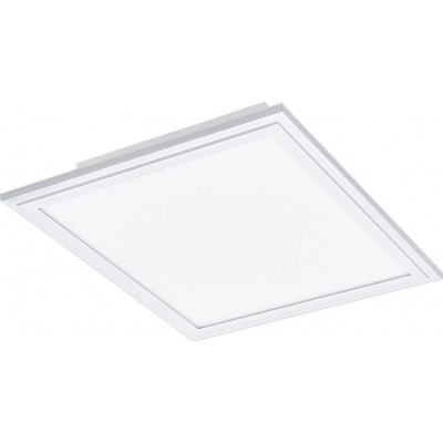 LED panel Eglo Salobrena C LED 2700K Very warm light. Square Shape 30×30 cm. Ceiling light Cool Style. Aluminum and Plastic. White Color