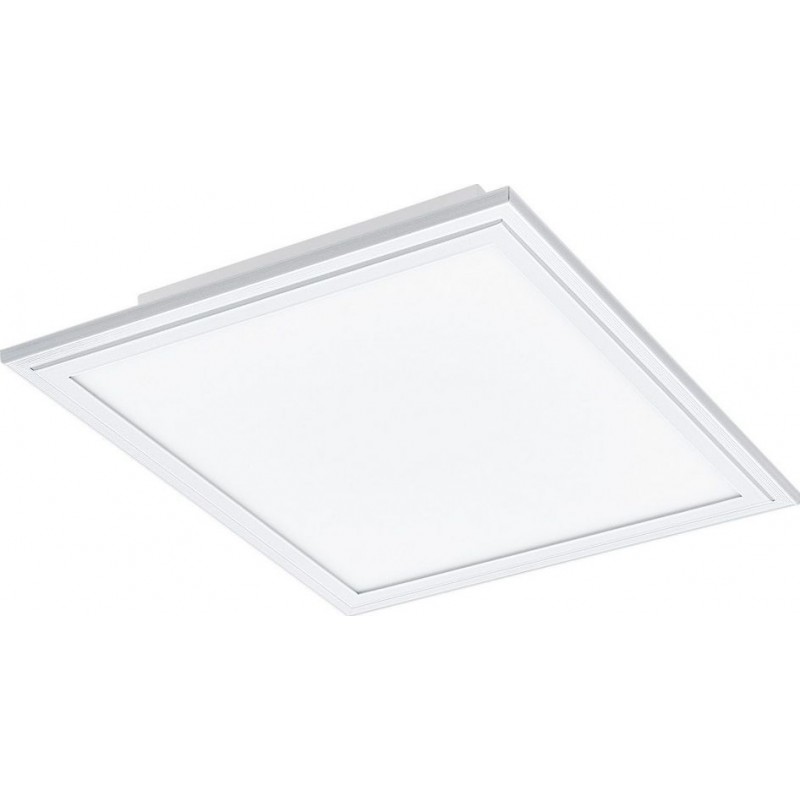 89,95 € 免费送货 | LED面板 Eglo Salobrena C LED 2700K 非常温暖的光. 正方形 形状 30×30 cm. 天花灯 凉爽的 风格. 铝 和 塑料. 白色的 颜色