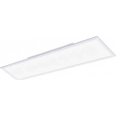 192,95 € Free Shipping | Indoor spotlight Eglo Salobrena C 2700K Very warm light. Extended Shape 120×30 cm. Ceiling light Cool Style. Aluminum and plastic. White Color
