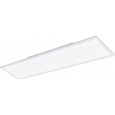 Panel LED Eglo Salobrena C LED 2700K Luz muy cálida. Forma Alargada 120×30 cm. Lámpara de techo Estilo cool. Aluminio y Plástico. Color blanco