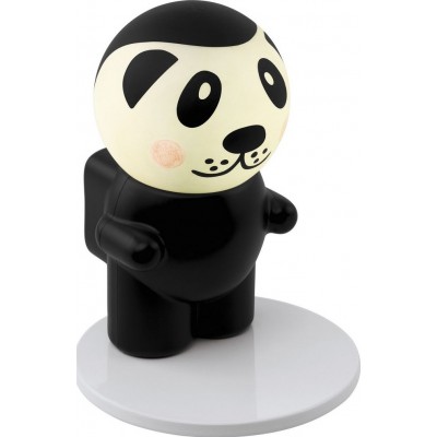 59,95 € Free Shipping | Table lamp Eglo Fu Pan Ø 15 cm. Steel and plastic. White and black Color