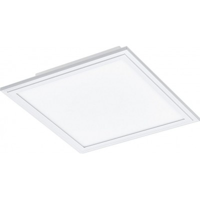 Painel de LED Eglo Salobrena 2 LED 4000K Luz neutra. Forma Quadrado 30×30 cm. Luz de teto Cozinha, banheiro e escritório. Estilo moderno. Alumínio e Plástico. Cor branco