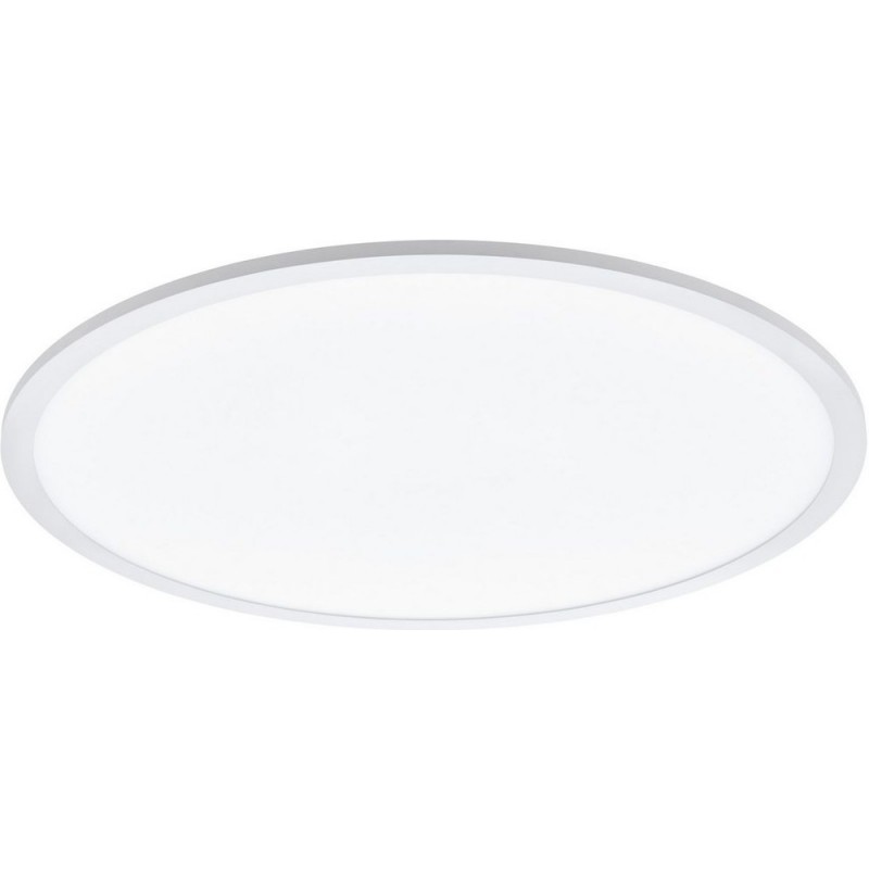 241,95 € 免费送货 | 室内顶灯 Eglo Sarsina A 圆形的 形状 Ø 60 cm. 天花灯 厨房, 浴室 和 办公室. 现代的 风格. 铝 和 塑料. 白色的 颜色