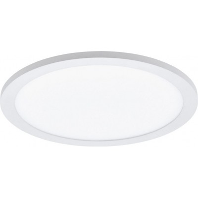 139,95 € Free Shipping | Indoor spotlight Eglo Sarsina A Round Shape Ø 30 cm. Ceiling light Kitchen, bathroom and office. Modern Style. Aluminum and plastic. White Color