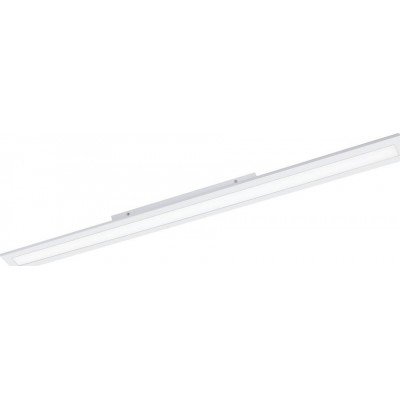 Deckenlampe Eglo Salobrena A Erweiterte Gestalten 120×10 cm. Deckenleuchte Modern Stil. Aluminium und Plastik. Weiß Farbe