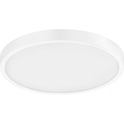 76,95 € Free Shipping | Indoor ceiling light Eglo Fueva A Round Shape Ø 22 cm. Kitchen and bathroom. Modern Style. Aluminum and plastic. White Color
