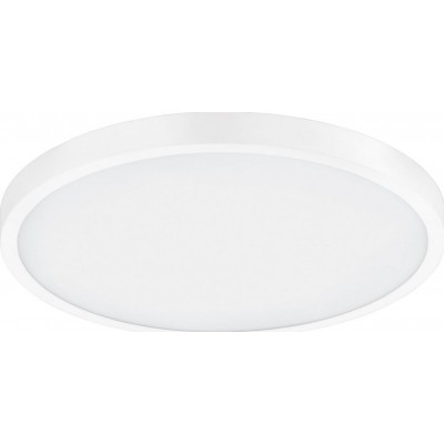 88,95 € Free Shipping | Indoor ceiling light Eglo Fueva A Round Shape Ø 30 cm. Kitchen and bathroom. Modern Style. Aluminum and plastic. White Color
