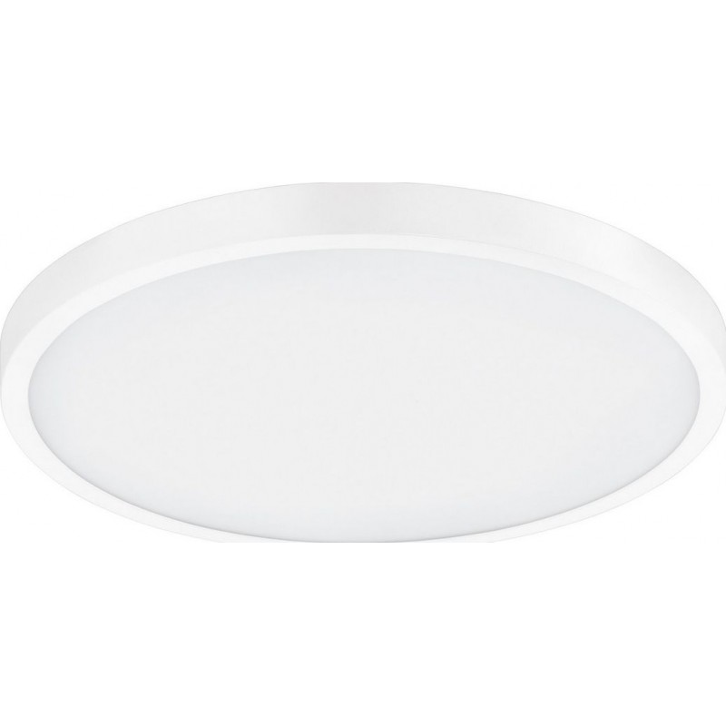 82,95 € Free Shipping | Indoor ceiling light Eglo Fueva A Round Shape Ø 30 cm. Kitchen and bathroom. Modern Style. Aluminum and plastic. White Color