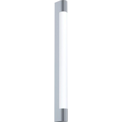 Освещение мебели Eglo Tragacete Удлиненный Форма 60×7 cm. Зеркальная лампа Спальная комната, лобби и ванная комната. Современный и дизайн Стиль. Стали, Нержавеющая сталь и Пластик. Белый, покрытый хром и серебро Цвет
