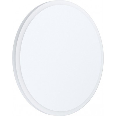 Plafón de interior Eglo Mongodio 1 Forma Redonda Ø 25 cm. Cocina y baño. Estilo moderno. Acero y Plástico. Color blanco