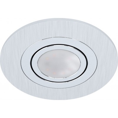 室内嵌入式照明 Eglo Areitio 圆形的 形状 Ø 10 cm. 现代的 风格. 铝. 铝 和 银 颜色