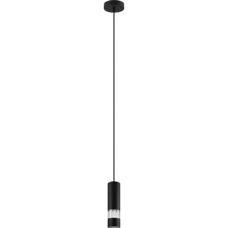 53,95 € Free Shipping | Hanging lamp Eglo Stars of Light Bernabetta Ø 10 cm. Steel and plastic. Black Color