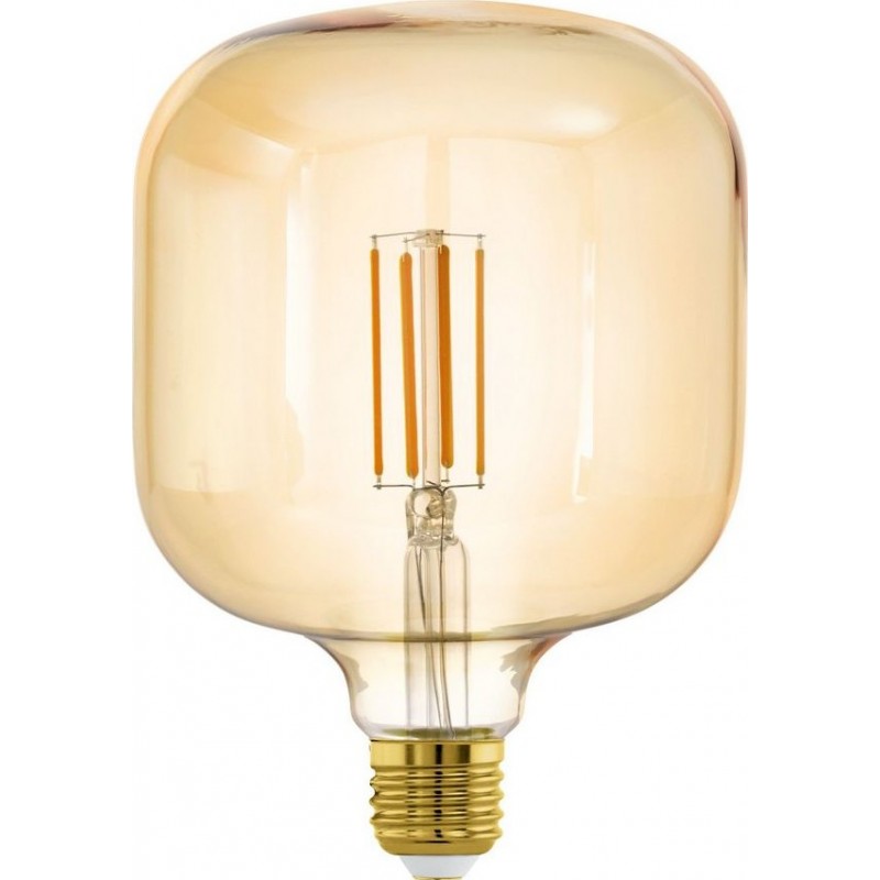 19,95 € Free Shipping | LED light bulb Eglo 4W E27 LED 2200K Very warm light. Cubic Shape Ø 12 cm