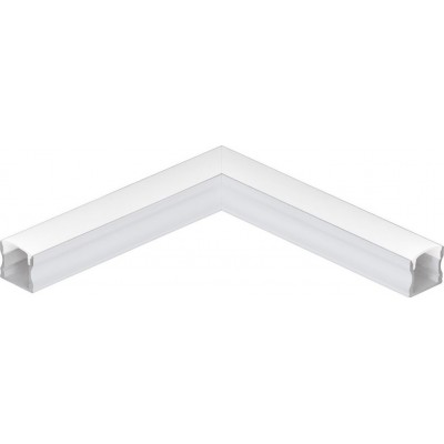 Accesorios de iluminación Eglo Surface Profile 2 11 cm. Perfilería de superficie para iluminación Aluminio. Color blanco
