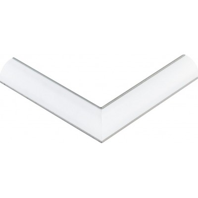 8,95 € Free Shipping | Lighting fixtures Eglo Corner Profile 1 11 cm. Profiles for lighting Aluminum. Aluminum and silver Color