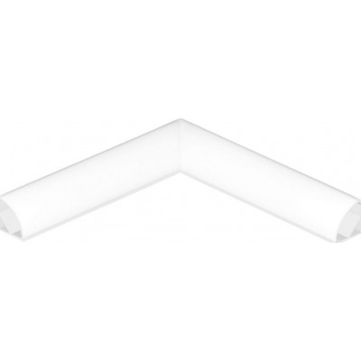 8,95 € Envío gratis | Accesorios de iluminación Eglo Corner Profile 1 11 cm. Perfilería para iluminación Aluminio. Color blanco