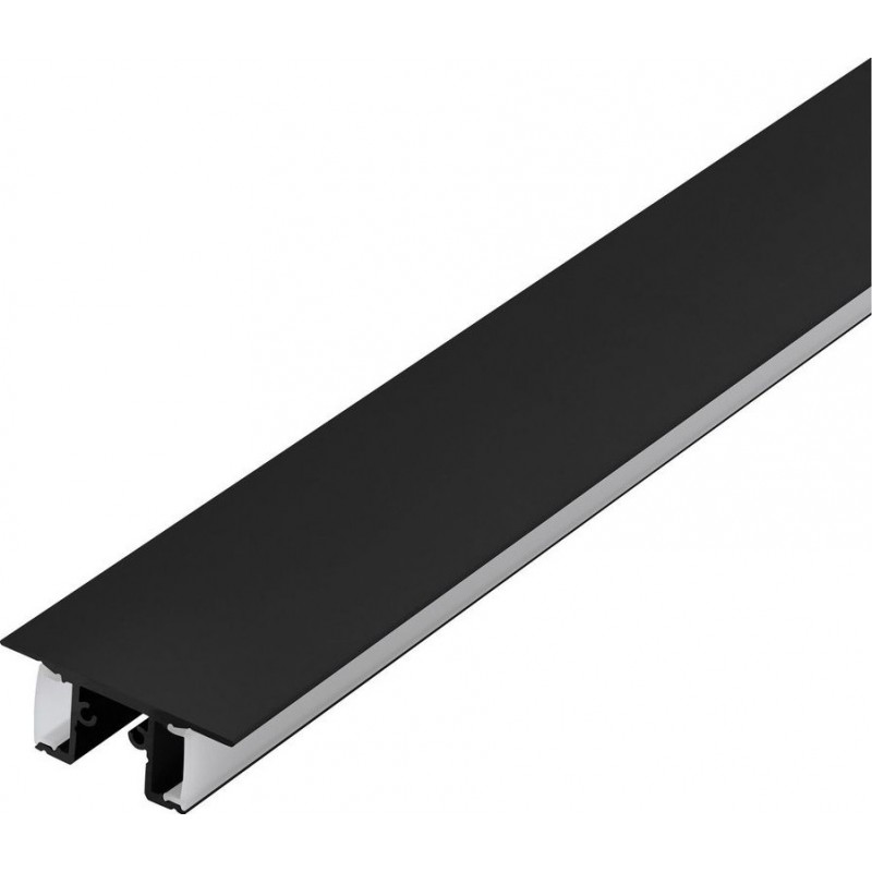 28,95 € Kostenloser Versand | Leuchten Eglo Surface Profile 4 100×5 cm. Oberflächenprofile für die Beleuchtung Aluminium und Plastik. Schwarz und satin Farbe