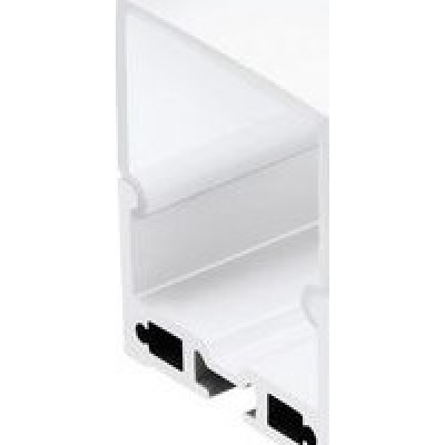 Accesorios de iluminación Eglo Surface Profile 6 200×5 cm. Perfilería de superficie para iluminación Aluminio y Plástico. Color blanco