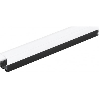 Accesorios de iluminación Eglo Surface Profile 6 100×5 cm. Perfilería de superficie para iluminación Aluminio y Plástico. Color blanco y negro