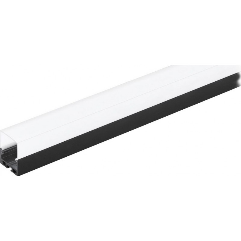 41,95 € Kostenloser Versand | Leuchten Eglo Surface Profile 6 100×5 cm. Oberflächenprofile für die Beleuchtung Aluminium und Plastik. Weiß und schwarz Farbe