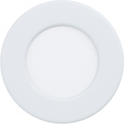 8,95 € Free Shipping | Recessed lighting Eglo Fueva 5 Ø 8 cm. Steel and plastic. White Color