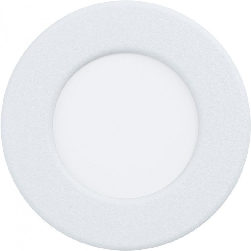 8,95 € Free Shipping | Recessed lighting Eglo Fueva 5 Ø 8 cm. Steel and plastic. White Color