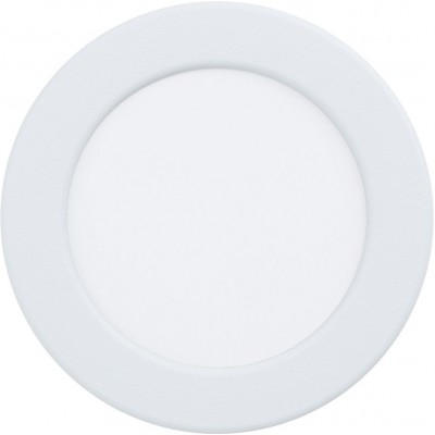 Illuminazione da incasso Eglo Fueva 5 Forma Rotonda Ø 11 cm. Cucina e bagno. Stile moderno. Acciaio e Plastica. Colore bianca