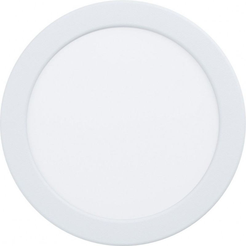 25,95 € Free Shipping | Recessed lighting Eglo Fueva 5 Round Shape Ø 16 cm. Kitchen and bathroom. Modern Style. Steel and plastic. White Color