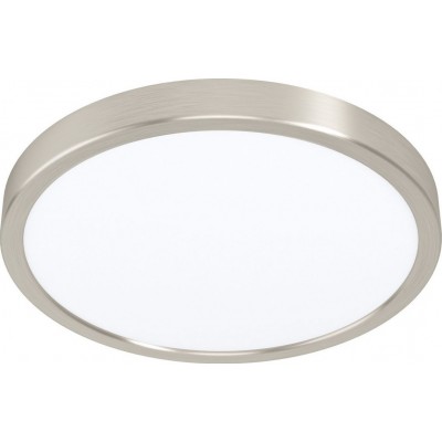 49,95 € Free Shipping | Indoor ceiling light Eglo Fueva 5 Round Shape Ø 28 cm. Kitchen, lobby and bathroom. Modern Style. Steel and Plastic. White, nickel and matt nickel Color