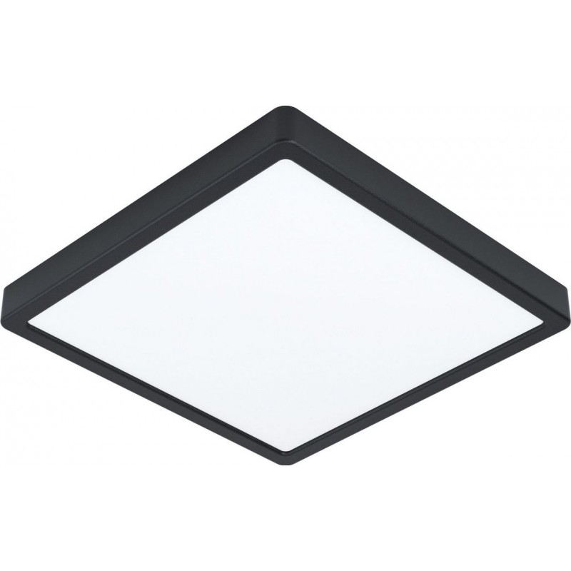 41,95 € 免费送货 | 室内顶灯 Eglo Fueva 5 正方形 形状 29×29 cm. 厨房, 大堂设施 和 浴室. 现代的 风格. 钢 和 塑料. 白色的 和 黑色的 颜色