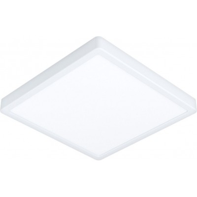 Außenlampe Eglo Fueva 5 Quadratische Gestalten 29×29 cm. Terrasse, garten und schwimmbad. Modern und design Stil. Stahl und Plastik. Weiß Farbe