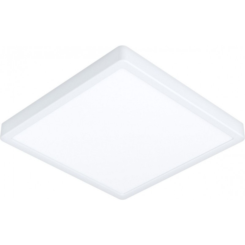 45,95 € Free Shipping | Outdoor lamp Eglo Fueva 5 Square Shape 29×29 cm. Terrace, garden and pool. Modern and design Style. Steel and plastic. White Color