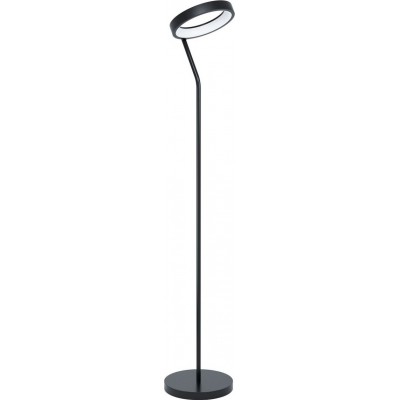 267,95 € Free Shipping | Floor lamp Eglo Marghera C Extended Shape 169×31 cm. Living room, dining room and bedroom. Modern, sophisticated and design Style. Steel and plastic. White and black Color